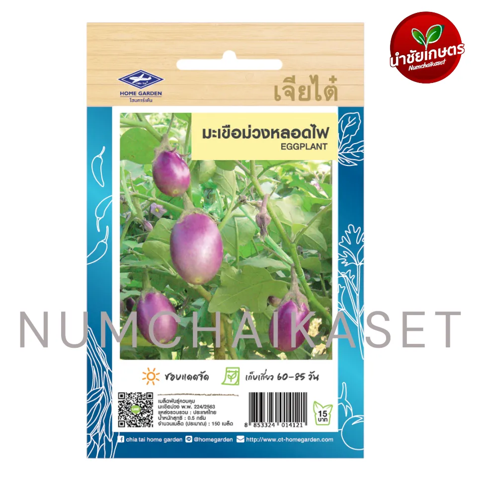 HG มะเขือม่วงหลอดไฟ 0.5g