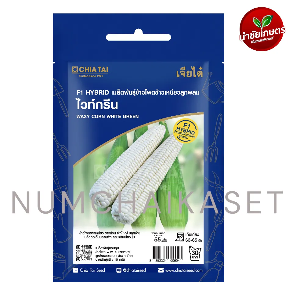 SE ข้าวโพดข้าวเหนียว ไวท์กรีน 10g